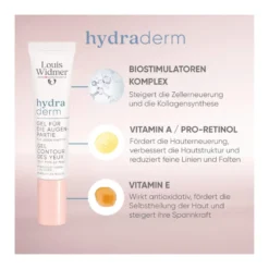 Widmer hydraderm Gel für die Augenpartie unparfümiert, 15 ml