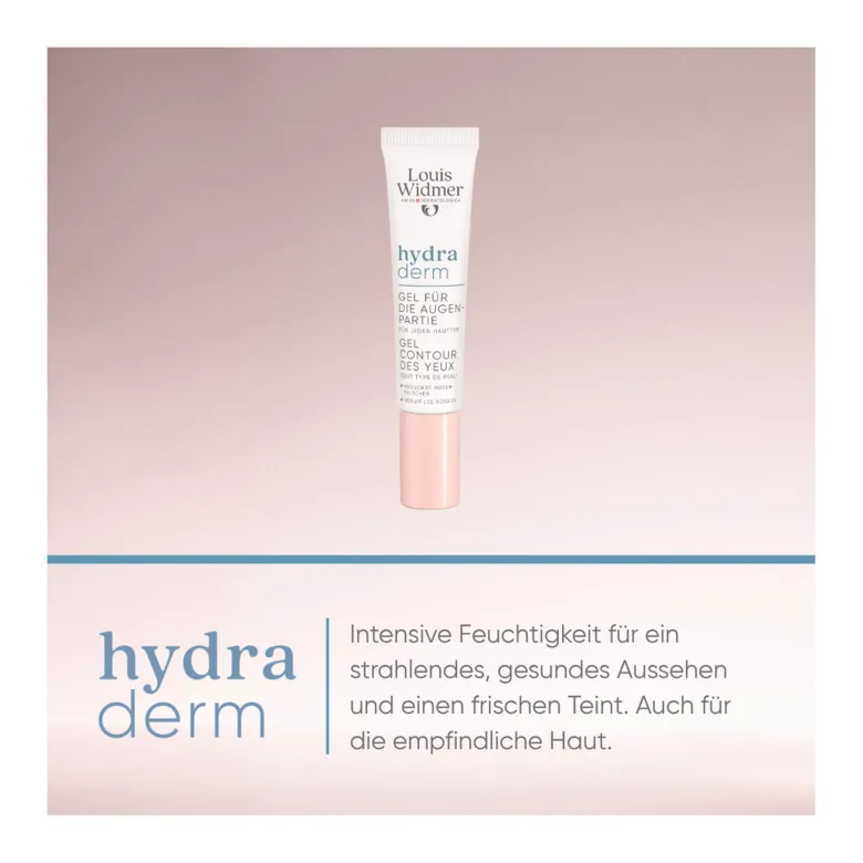 Widmer hydraderm Gel für die Augenpartie unparfümiert, 15 ml