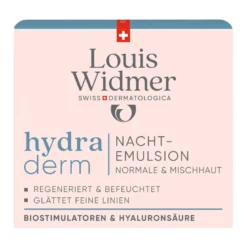 Widmer hydraderm Nachtemulsion leicht parfümiert, 50 ml