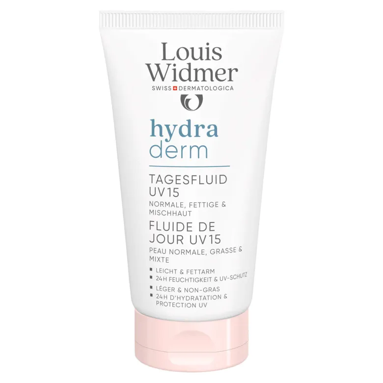 Widmer hydraderm Tagesfluid UV 15 unparfümiert, 50 ml