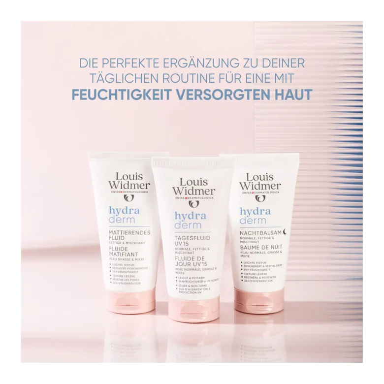 Widmer hydraderm Tagesfluid UV 15 unparfümiert, 50 ml