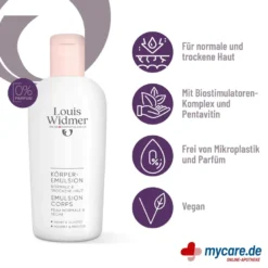 Widmer Körperemulsion unparfümiert, 200 ml