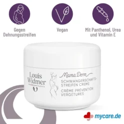 Widmer MamaDerm Schwangerschaftsstreifen Creme unparfümiert, 250 ml