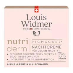 Widmer nutriderm Pigmacare Nachtcreme unparfümiert, 50 ml