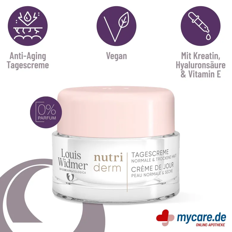 Widmer nutriderm Tagescreme unparfümiert, 50 ml