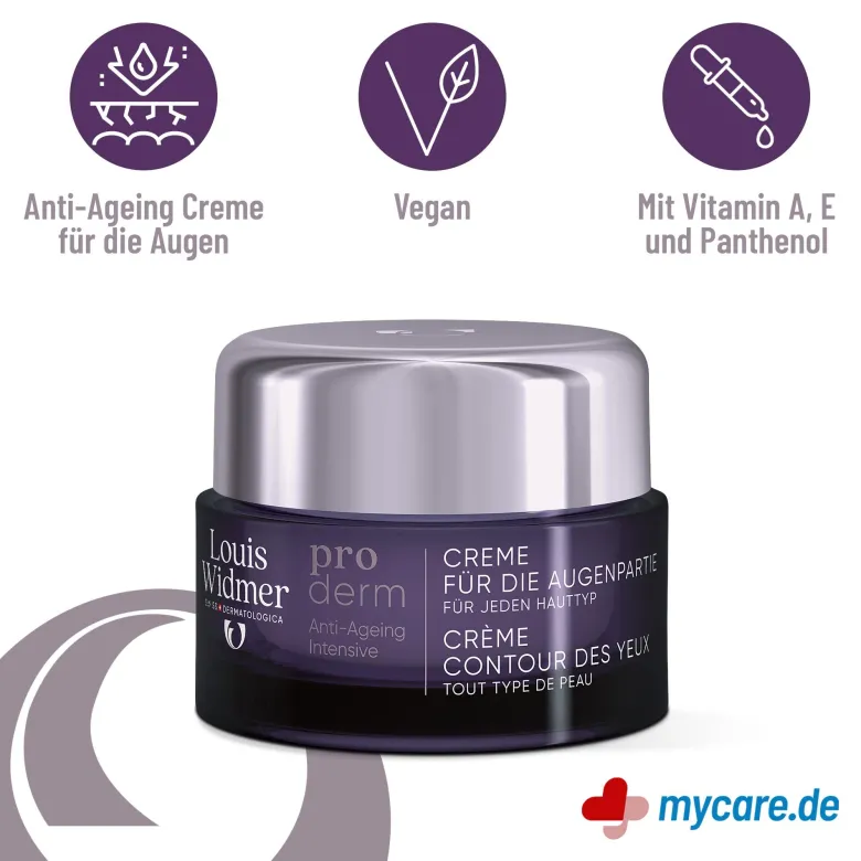 Widmer proderm Creme für die Augenpartie leicht parfümiert, 30 ml