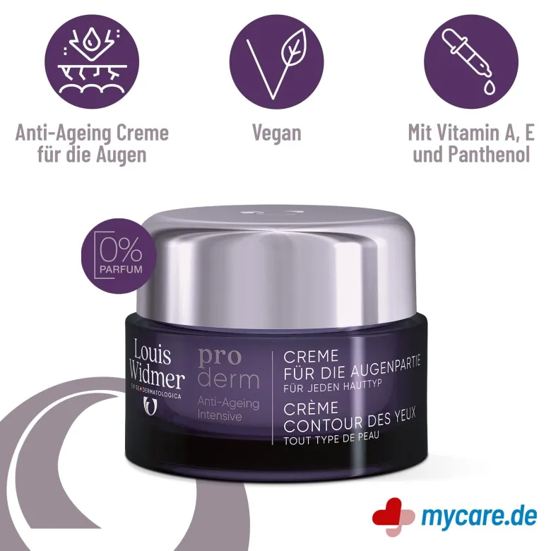 Widmer proderm Creme für die Augenpartie unparfümiert, 30 ml