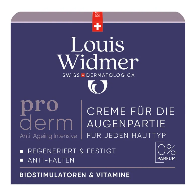 Widmer proderm Creme für die Augenpartie unparfümiert, 30 ml