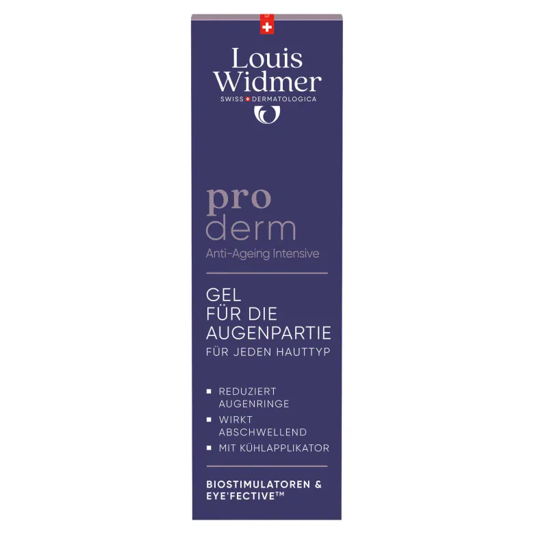 Widmer proderm Gel für die Augenpartie Intensiv parfümiert, 15 ml