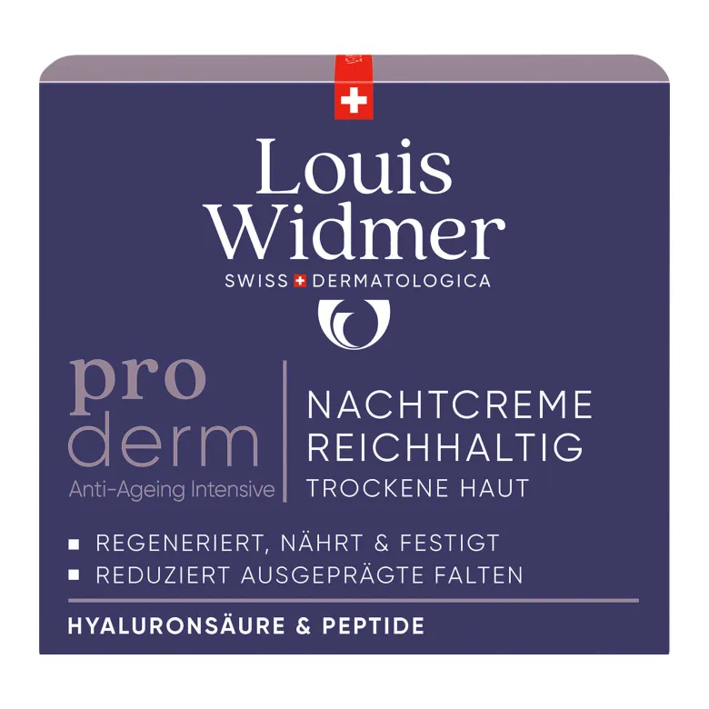 Widmer proderm Nachtcreme Reichhaltig leicht parfümiert, 50 ml