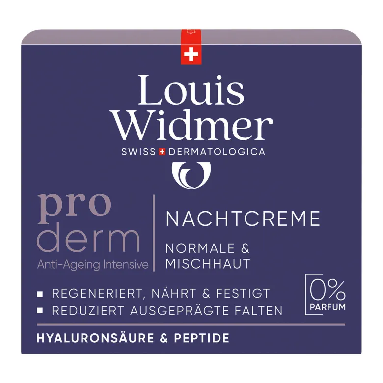 Widmer proderm Nachtcreme unparfümiert, 50 ml