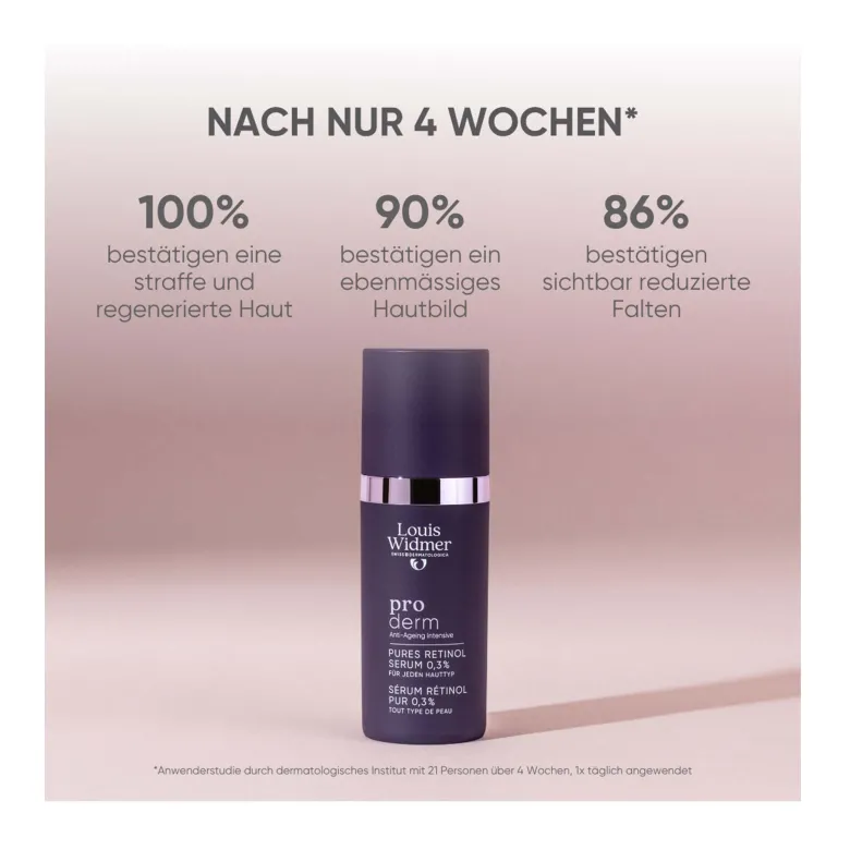Widmer proderm Pures Retinol Serum 0,3 % leicht parfümiert, 30 ml