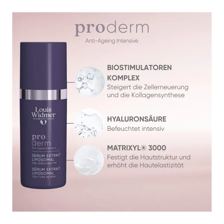 Widmer proderm Serum Extrait Liposomal leicht parfümiert, 30 ml