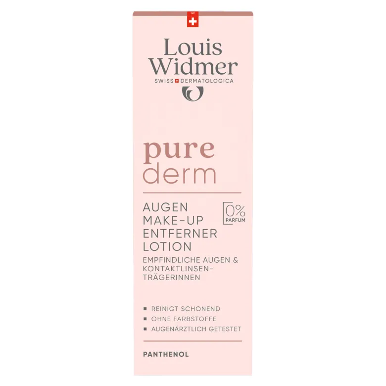 Widmer purederm Augen Make-up Entferner Lotion, 100 ml