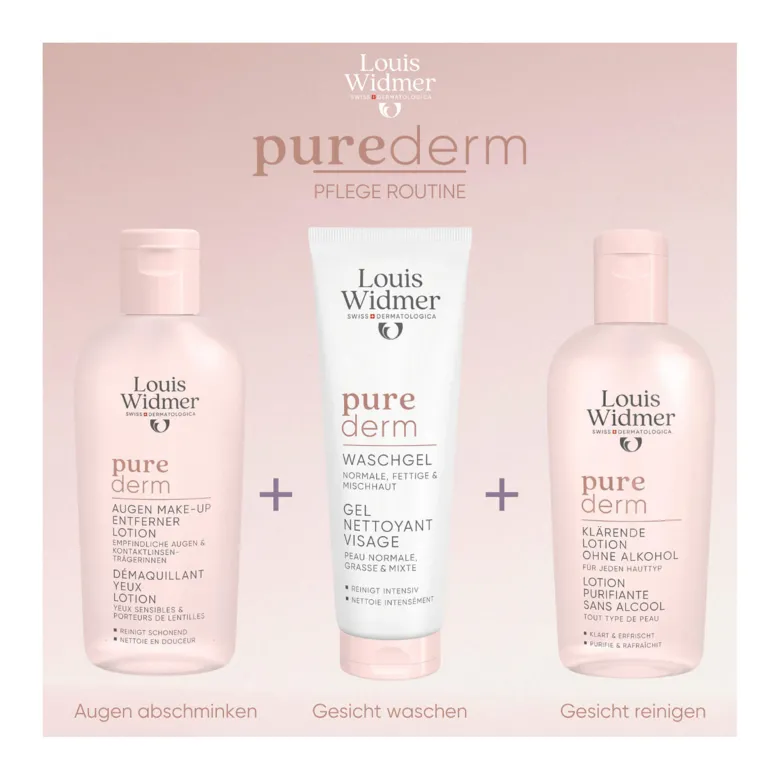 Widmer purederm Augen Make-up Entferner Lotion, 100 ml