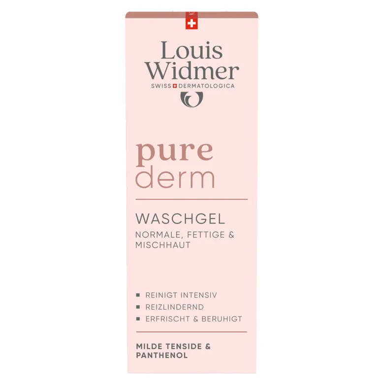 Widmer purederm Waschgel leicht parfümiert, 125 ml