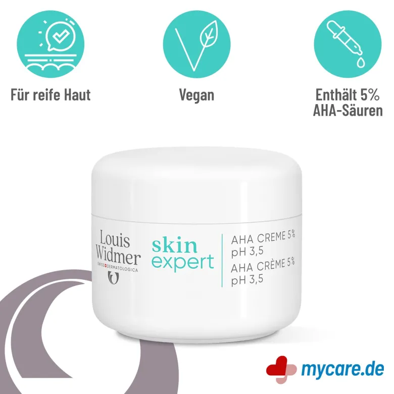 Widmer skinexpert AHA Creme 5 % unparfümiert, 50 ml