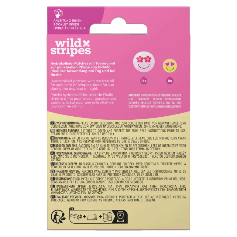Wild Stripes Anti-Pickel Patches - Smile Stop, 24 St