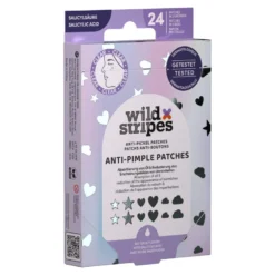 Wild Stripes Anti-Pickel Patches - Holo Clear, 24 St