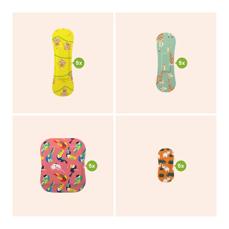 Wild Stripes Kinderpflaster - Jungle Vibe, 20 St