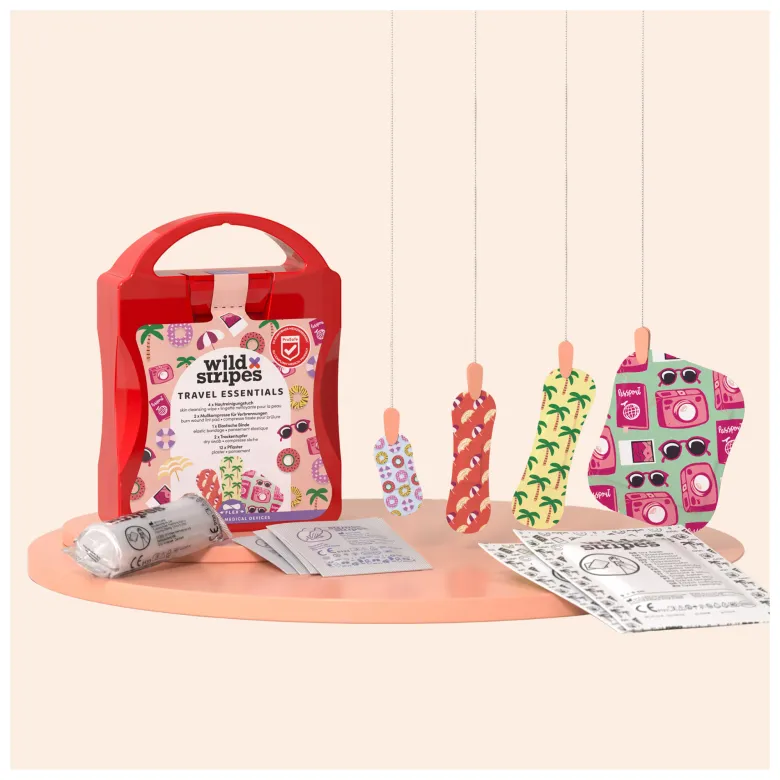 Wild Stripes Reise-Set - Erste-Hilfe Essentials, 21 St