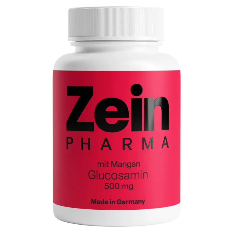 ZeinPharma Glucosamin 500mg mit Mangan Kapseln, 90 St