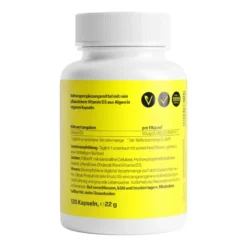 ZeinPharma Vitamin D3 aus Algen Kapseln, 120 St