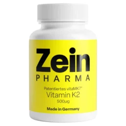 ZeinPharma Vitamin K2 mit patentiertem vitaMK7 500µg Kapseln, 60 St
