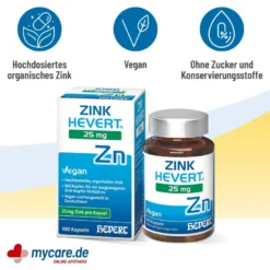 Zink Hevert 25 mg Kapseln, 100 St