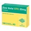 Zink Verla OTC 20 mg, 100 St
